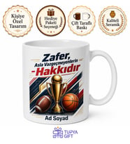 Spor Dergisi Temalı Kupa Bardak Şampiyonluk Futbol Basketbol Hediye Mug