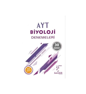 Karekök Yayınları Karekök Ayt Biyoloji 30lu Deneme Sınavı (Çok Renkli)