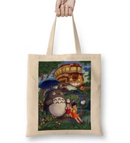 Totoro Hayao Miyazaki Bez Çanta Uzun Saplı