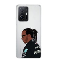 Redmi Mi 11T/Mi 11T Pro Uyumlu Lewis Hamilton Desenli Şeffaf Telefon Kılıfı