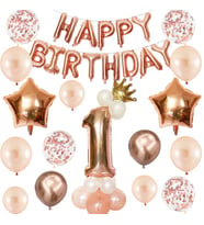 Happy Bırthday Doğum Günü Balon Set Yaş
