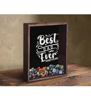 BK Gift Kişiye Özel İsimli Babalar Günü Tasarımlı Bira Kapağı Koleksiyonu Ahşap Kumbara-6, Ev Hediyesi, Babaya Hediye