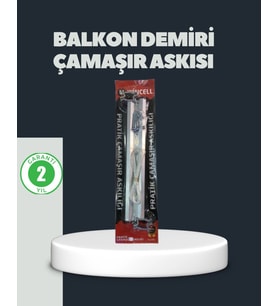 Balkon Demiri Çamaşır Askısı Kare Demirlere Uygun Dayanıklı Tasarım