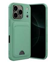 iPhone 17 Pro Kelvin Kartvizitli Silikon - Açık Yeşil