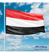 Yemen Bayrağı - 100x150 cm (1 metre x 1,5 metre) - Raşel Kumaş