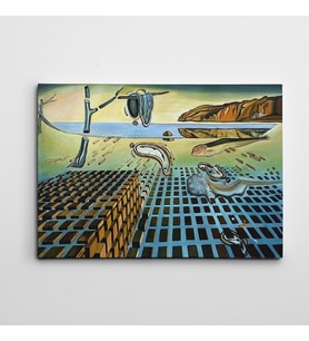Salvador Dali The Disintegra Tion of the Persistence of Memory Kanvas Tablo