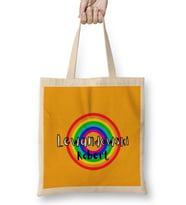 Robert Lewandowski- Retro Rainbow Style Bez Çanta Uzun Saplı