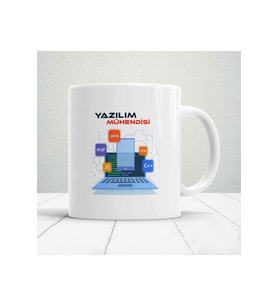 Kişiye Özel Yazlım Mühendisi Baskılı Kupa