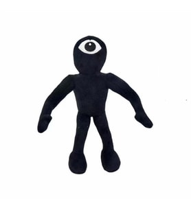Rainbow Friends Siyah Tekgöz Ithal Peluş Oyuncak 30Cm