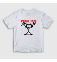 Presmono Unisex Çocuk Beyaz Alive Pearl Jam T-Shirt 73851tt (Beyaz)