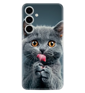 Samsung Galaxy A56 Kılıf Boutique Baskılı Resimli Komik Kedi Pcode -008