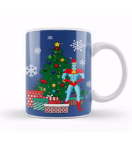 Captain Planet Around The Christmas Tree Kupa Bardak Porselen