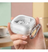 Samsung Galaxy Buds 4 Pro Kılıf Askı Aparatlı Transparan Silikon Şeffaf