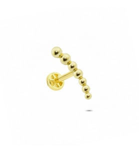 Glorria Altın Dorika Tragus Piercing