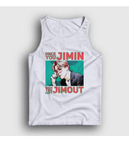 Presmono Unisex Beyaz Jimout K Pop Jimin Bts Atlet 272218tt