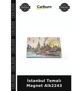 Özel Üretim Hediyelik Hatıra Turistik Dekoratif İstanbul Temalı Magnet Alk2243