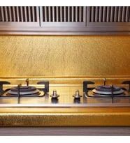 Yapışkanlı Gold Mutfak Tezgah Folyosu