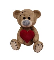 Sevimli Ayıcık Teddy Amigurumi Organik Oyuncak