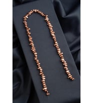 Hematit Doğal Taş Parlak Antik Roz Amorf Kesim 6x7mm Dizi [AA]