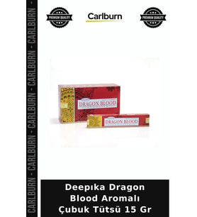 Özel Üretim Koku Hediye Dekoratif Deepıka Dragon Blood Aromalı Çubuk Tütsü 15 Gr