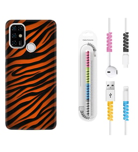 Casper E30 F20 X20 Kılıf Kablo Koruma Spiral Silikon Leopar Yeni 1676