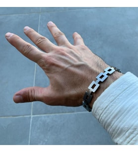 Çelik Bileklik Premium 316L Ürün (Gümüş Gri)