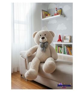 90 Cm Peluş Ayı Büyük Boy - Sevgili Hediye- Doğum Günü Hediyesi