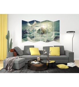 KAMPLUMBAĞA ŞATO DİGİTAL ART MDF TABLO-2954 MODEL-B