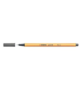 Stabilo Point 88 Keçeli Kalem 0.4 mm Koyu Gri
