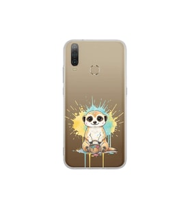 General Mobile GM 10 ile Uyumlu Splash Mirket Tasarımlı Şeffaf Silikon Kılıf