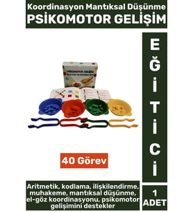 Premium Eğlenceli Eğitici Mantıksal Düşünme El Göz Koordinasyon Geliştirici Çocuk PSİKOMOTOR GELİŞİM