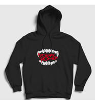 Presmono Unisex Siyah Teeth My Chemical Romance Kapüşonlu Sweatshirt 71631tt