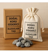 Buzdolabı Doğal Koku Giderici Yeniden Kullanılabilir Zeolit Taşı-Aktif Karbon Taşı