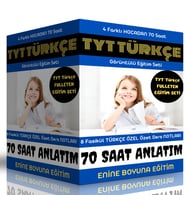 TYT Türkçe Ful Hazırlık Seti (4 Farklı Hocadan 70 Ders ve 8 Fasikül Kitap)
