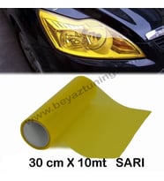 Far - Stop Filmi 30cm X 10mt Sarı