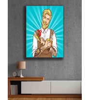 Koç stüdyo Modern tasarım kanvas tablo 50x70 (Çok Renkli)