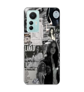 Xiaomi Mi 12 Lite Uyumlu Lana Del Rey Desenli Şeffaf Telefon Kılıfı