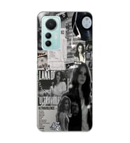 Xiaomi Mi 12 Lite Uyumlu Lana Del Rey Desenli Şeffaf Telefon Kılıfı