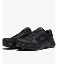 Skechers Go Walk 6-Compete Air Cooled Goga Mat İç Taban Erkek Siyah Yürüşüyüş Ve Antreman Ayakkabısı
