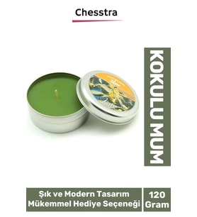 Premium Aromaterapi Arınma Huzur Meditasyon Yoga Esans Dekoratif Mum Oda Kokusu 120g Teneke Kutu