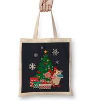 Ren And Stimpy Around The Christmas Tree Bez Çanta Uzun Saplı