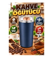 Paslanmaz Çelik Otomatik Kahve ve Baharat Öğütücü – Yedek Bıçaklı Kolay Kullanım