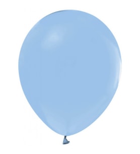Balon düz pastel(makaron.pudra balon)12 inc pudra mavi pk:100-
