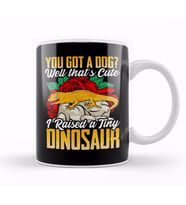 Wizard You Got a Dog That's Cute, I Raised a Dinosaur Kupa Bardak Porselen