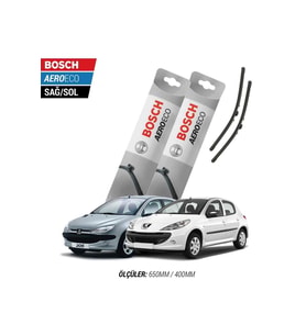 Peugeot 206 / 206+2005 Model Bosch Aeroeco Muz Silecek Takımı