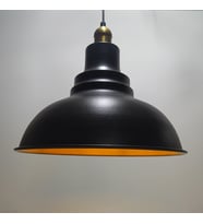 MYLİGHTS RETRO RUSTİK METAL SARKIT AVİZE ESKİTME DUYLU  SİYAH  İÇİ ALTIN