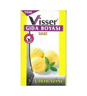Visser Toz Gıda Boyası 9 gram - Sarı G.b 5 Li