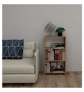3 Raflı Kitaplık / Atlantik Çam