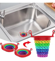 Mutfak - Banyo  Lavabo Filtresi Süzgeci Gökkuşağı Kademeli Drenaj Deliği Atık Filtresi
