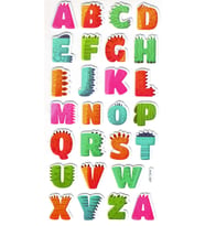 Sticker Kabartmalı Stiker Çıkartma Etiket (XHC088)-18x9 cm- Ayıcıklı Rakamlar
